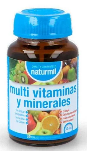 vitaminas y minerales MULTI VITAMINAS Y MINERALES 30 PERLAS