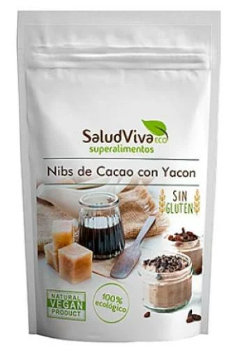 repostería y chocolates NIBS DE CACAO CON YACON S/G ECO 150GR