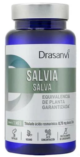 plantas en comprimidos SALVIA 30 CAPSULAS
