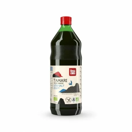 sales, condimentos y salsas TAMARI 25% MENOS SAL BIO 1L
