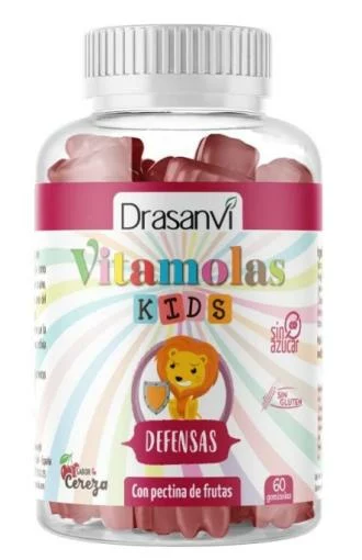 sistema inmunológico VITAMOLAS KIDS DEFENSAS SABOR NARANJA 60 GOMINOLAS