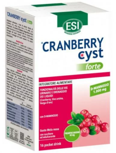 sistema genitourinario CRANBERRY CYST FORTE POCKET DRINK 16 SOBRES
