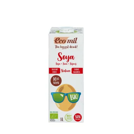bebidas ECOMIL SOJA NATURE SIN AZUCARES BIO 1L