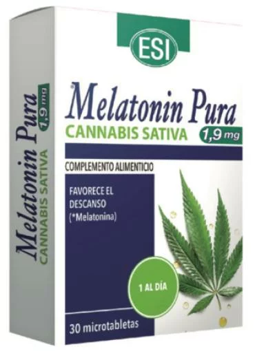 sistema nervioso MELATONIN PURA 1.9MG CANNABIS SATIVA 30 TABL