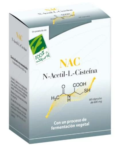 antioxidantes NAC 60 CAPS 600MG