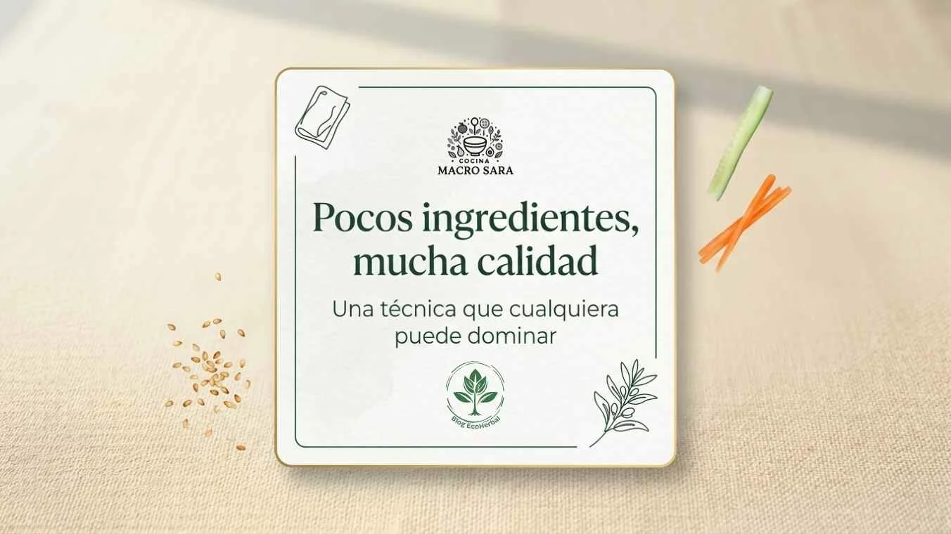 Cuadro de resumen con el mensaje clave de la receta de rollitos de nori.