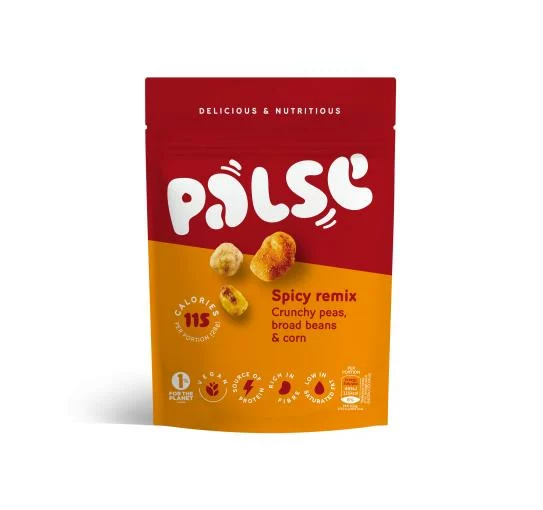 aperitivos y frutos secos SNACK CRUJIENTE ESPECIADO DE GUISANTES HABAS Y MAIZ 85GR