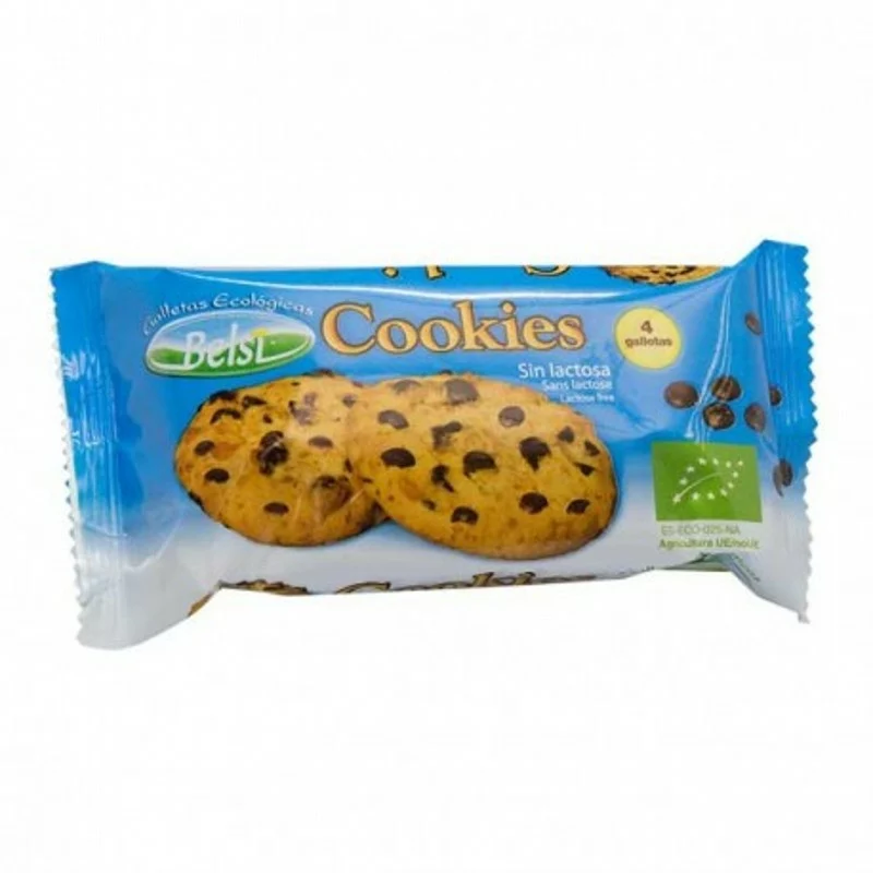 repostería y chocolates COOKIES CON PEPITAS DE CHOCOLATE SIN LACTOSA 4 UNDS