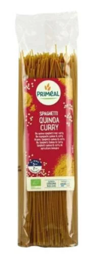 arroz y pasta ESPAGUETI DE QUINOA Y CURRY 500 GRS