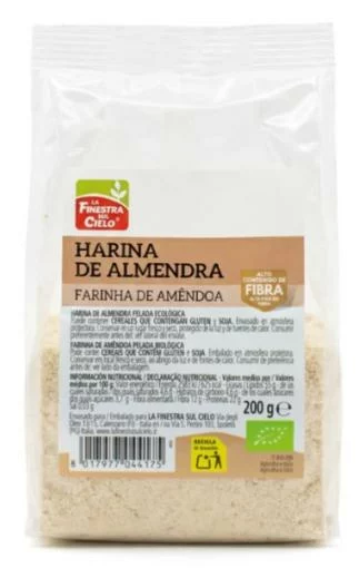 harinas y sémolas HARINA DE ALMENDRA BIO 200GR