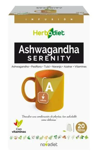 plantas en filtro HERBODIET ASHWAGANDHA SERENITY