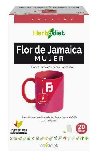 plantas en filtro HERBODIET FLOR DE JAMAICA MUJER