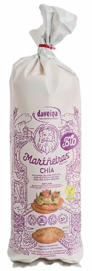aperitivos y frutos secos MARIÑEIRAS CHIA BIO 180 GR