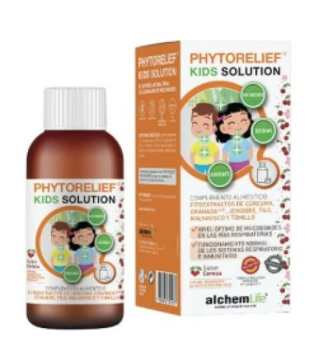 sistema respiratorio PHYTORELIEF KIDS SOLUTION SABOR CEREZA 100ML