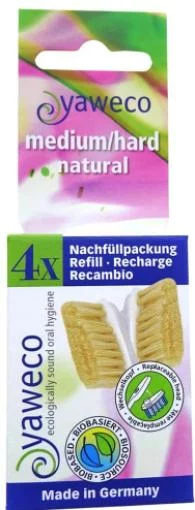 higiene bucal RECAMBIO CEPILLO NATURAL MEDIO