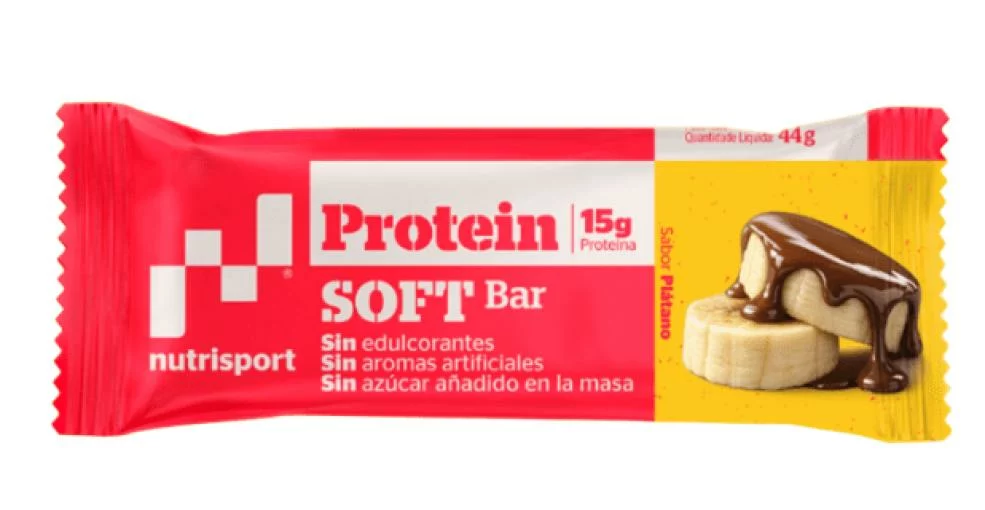 deporte BARRITA PROTEINA SOFT BAR SABOR PLATANO 44G
